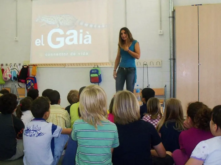 Taller mamífers riu Gaià imatge aula